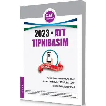 Çap Ayt Tıpkı Basım 2023