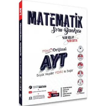 Orijinal Mikro Ayt Matematik Soru Bankası 2025-26