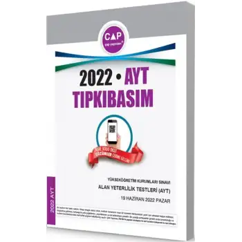 Çap Ayt Tıpkı Basım 2022