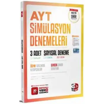 3D Ayt Simüllasyon Deneme 3 Lü Sayısal 2024-25