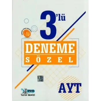 Yayındenizi Ayt Pro Sözel Deneme 3 Lü