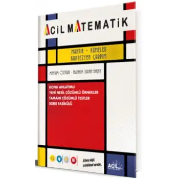 Acil Tyt Mantık Kümeler Kartezyen Çarpım 2023