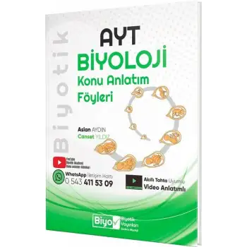 Biyotik Ayt Biyoloji Konu Anlatım Föyleri 2025-26
