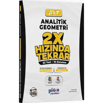 Pion Ayt Analitik Geometri 2X Hızında Tekrar Deneme 2026