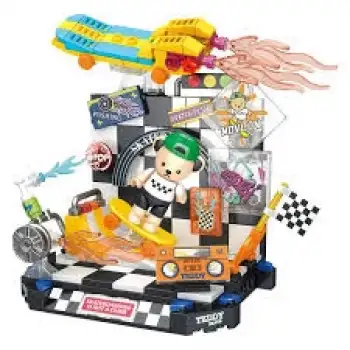 Panlos Block Oyuncak Park Kaykay 227 Parça