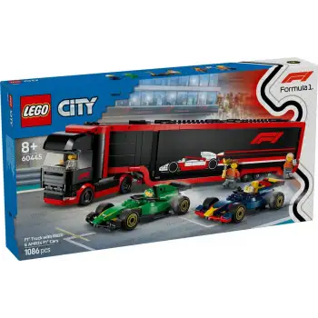 Lego City 60445 Rb20 Ve Amr24 F1 Arabalı F1 Kamyonu