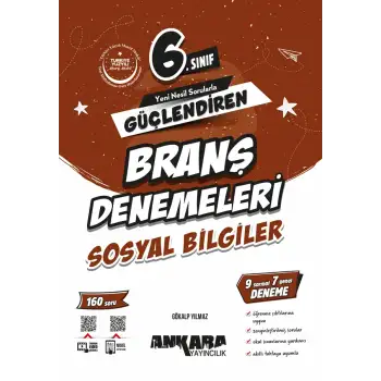 Ankara 6.Sınıf Güçlendiren Sosyal Bilgiler Branş Denemeleri 2025-26