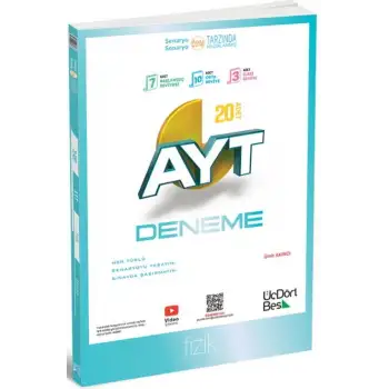 Üçdörtbeş Ayt Fizik 20 Li Deneme 2025-26