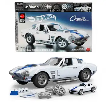 Hotwheels Elite Serisi Corvette Grand Sport Araba 918 Parça Yapım Seti Jgr31