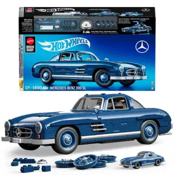 Hotwheels Premium Serisi Mercedes-Benz 300 Sl Araba 1600 Parça Yapım Seti Hww25