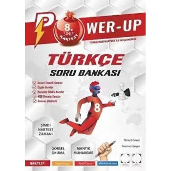 Nartest 8.Sınıf Power-Up Türkçe Soru Bankası