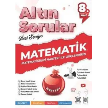 Nartest 8.Sınıf Matematik Altın Sorular 2025-26