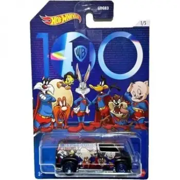 Hotwheels Warner Bros 100. Yıl Temalı Arabalar Custom 77 Dodge Van Hmv73-Hlk29