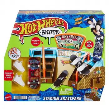 Hotwheels Skate Parmak Kaykay Macerasına Baslangıc Setlerı Mtl-Hgt91-3