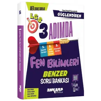 Ankara 8.Sınıf Fen Bilimleri Güçlendiren 3 Adımda Benzer Soru Bankası