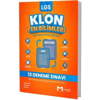 Mozaik 8.Sınıf Fen Bilimleri Klon Deneme 2025-26