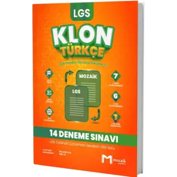 Mozaik 8.Sınıf Türkçe Klon Deneme 2025-26