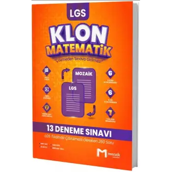 Mozaik 8.Sınıf Matematik Klon Deneme 2025-26