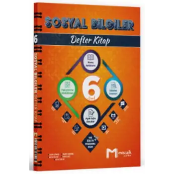 Mozaik 6.Sınıf Sosyal Bilgiler İntro Defter 2025-26