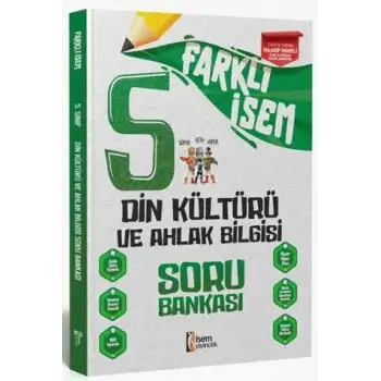 Farklı İsem 5.Sınıf Din Kültürü Ve Ahlak Bilgisi Soru Bankası 2025
