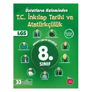 Newton 8.Sınıf Üstatların Kaleminden Tc. İnkılap Tarihi Ve Atatürkçülük Lgs 32 Li Branş Denemesi 2025-26