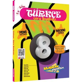 Klasman 8.Sınıf Türkçe Soru Bankası 2025-26
