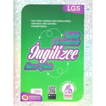 Karaağaç 8.Sınıf Taktik Çözümlerle İngilizce Soru Bankası 2023