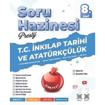 Nartest 8.Sınıf Prestij T.C. İnkılap Tarihi Soru Bankası 2025-26