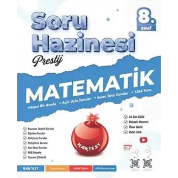 Nartest 8.Sınıf Prestij Matematik Soru Hazinesi 2025-26