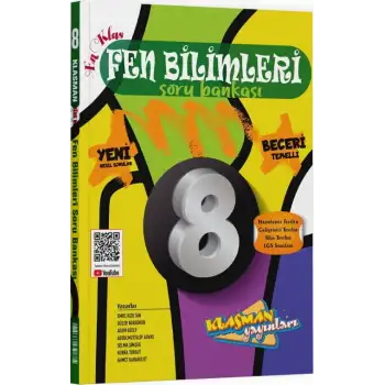 Klasman 8.Sınıf Fen Bilimleri Soru Bankası 2025-26