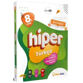 Hiperzeka 8. Snf Hiper Türkçe Konu Anlatımlı & Soru Bankası 2025