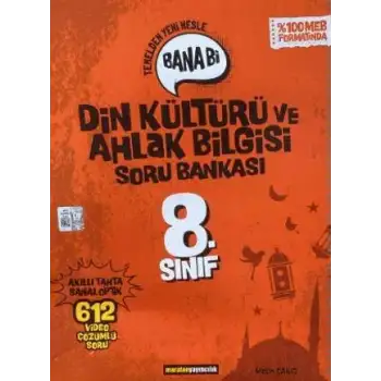 Maraton 8.Sınıf Bana Bi Din Kültürü Ve Ahlak Bilgisi Soru Bankası 2025