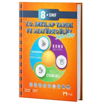 Mozaik 8.Sınıf İnkılap Tarihi Defter 2025-26