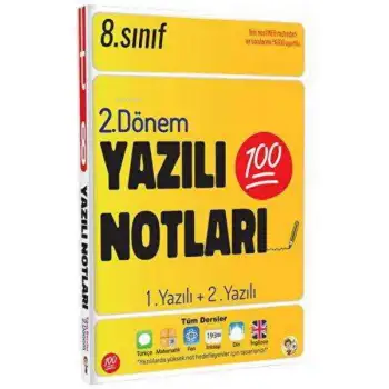 Tonguç 8.Sınıf Yazılı Notları 2.Dönem 1. Ve 2. Yazılı 2025
