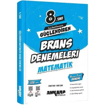 Ankara 8.Sınıf Güçlendiren Matematik Branş Denemeleri 2025