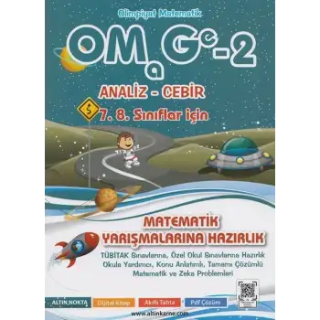 Altınnokta 7.8.Sınıf Omage-2 Analiz Cebir Olimpiyat Kanguru Matematik