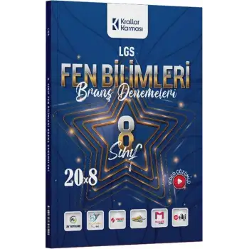 Krallarkarması 8.Sınıf Fen Bilimleri 20X8 Deneme 2025