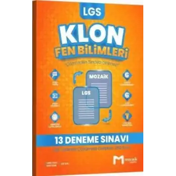 Mozaik 8.Sınıf Fen Bilimleri Klon Deneme 2025