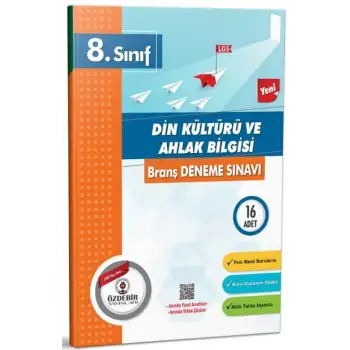 Özdebir 8.Sınıf Din Kültürü Branş Deneme Sınavı
