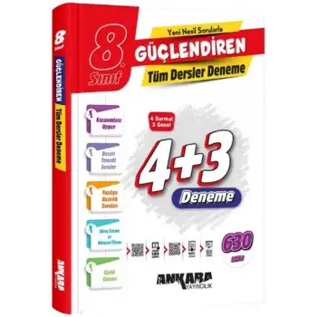 Ankara 8.Sınıf Güçlendiren Tüm Dersler Denemeleri