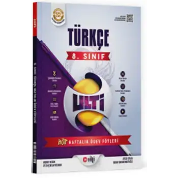 Ulti 8.Sınıf Haftalık Ödev Föy Höf Türkçe 2025-26