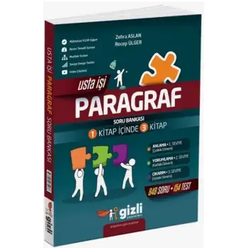 Gizli 8.Sınıf Paragraf Usta İşi Soru Bankası 2025-26
