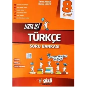 Gizli 8.Sınıf Türkçe Usta İşi Soru Bankası 2025-26