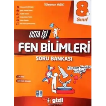 Gizli 8.Sınıf Fen Bilimleri Usta İşi Soru Bankası 2025-26