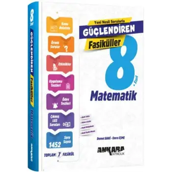 Ankara 8.Sınıf Matematik Güçlendiren Fasikül Set 2025