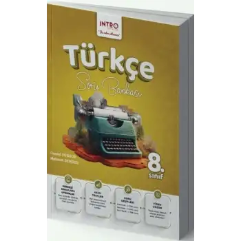 İntro 8.Sınıf Türkçe Soru Bankası 2024-25