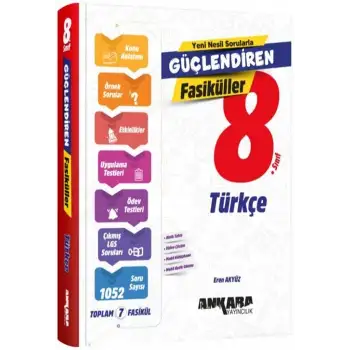 Ankara 8.Sınıf Türkçe Güçlendiren Fasikül Set 2025