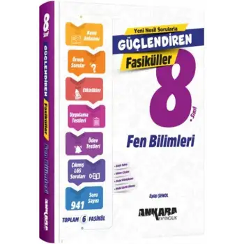 Ankara 8.Sınıf Fen Bilimleri Güçlendiren Fasikül Set 2025