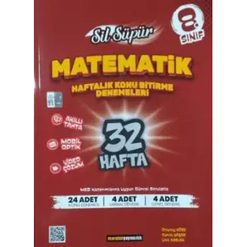 Maraton 8.Sınıf Sil Süpür Matematik Konu Bitirme Denemeleri