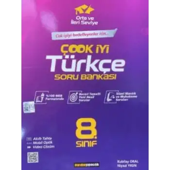 Maraton 8.Sınıf Çook İyi Türkçe Soru Bankası 2024